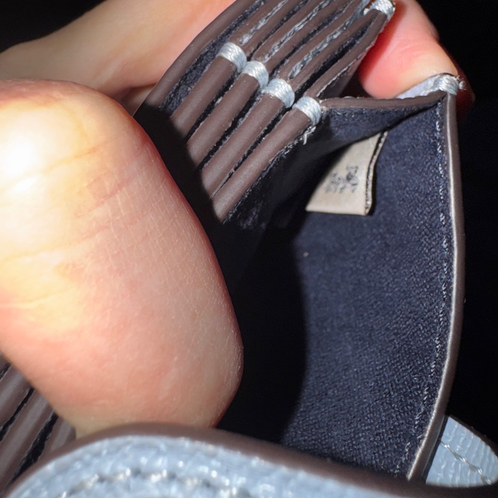 Coach Pale blue Leather Card Holder - Picture 8 of 16